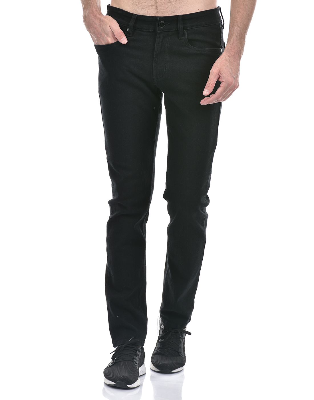 Numero Uno Men Solid Black Jeans